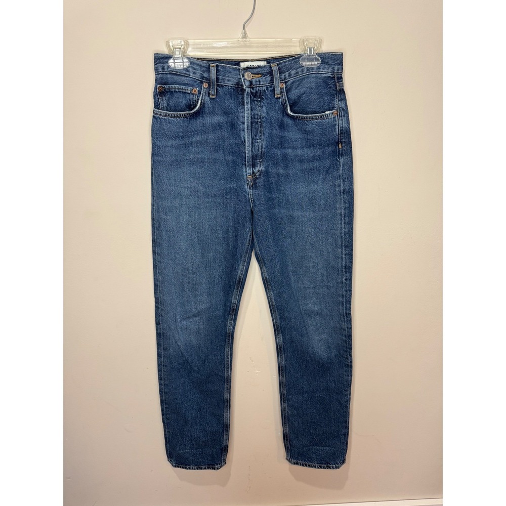 AGOLDE 90'S Pinch Waist High Rise Straight Jeans Sz 26 100% Regenerative Cotton